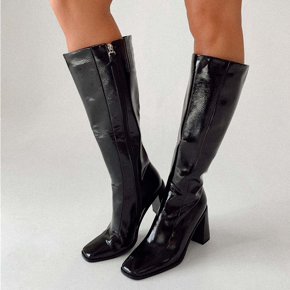The Jessa Boots Black NWOT Princess Polly